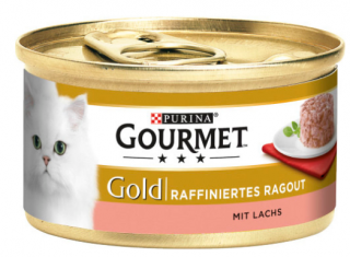 Gourmet Gold Savoury Cake Somonlu 85 gr Kedi Maması kullananlar yorumlar